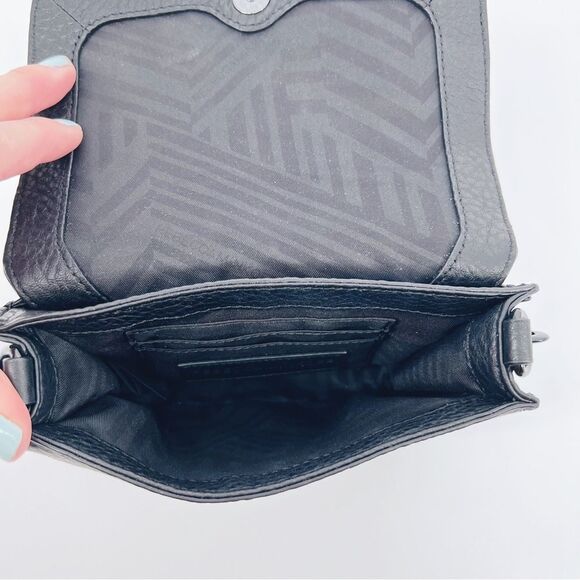 Rebecca Minkoff Stargazing Studded Crossbody Clutch Black Leather - Picture 7 of 10